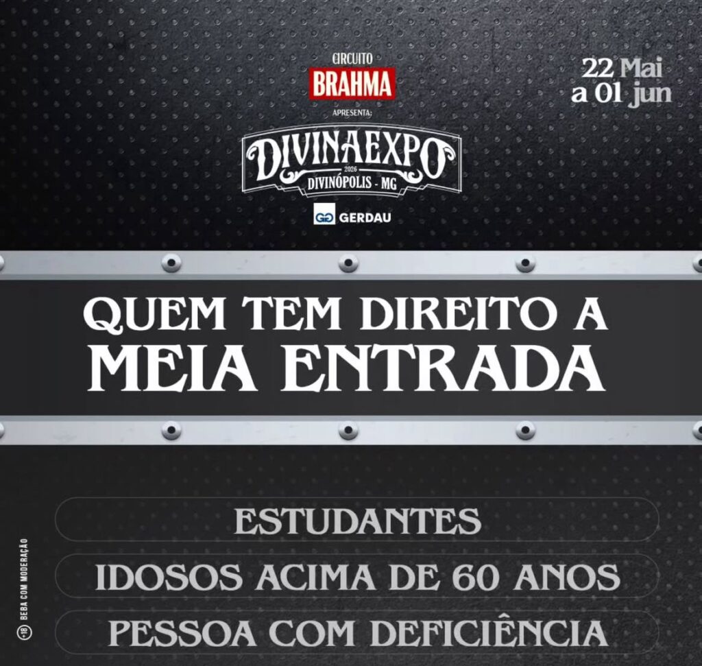 Divinaexpo faz alerta importante sobre meia-entrada e regra pode impedir acesso ao evento WhatsApp Image 2026-05-13 at 10.25.50