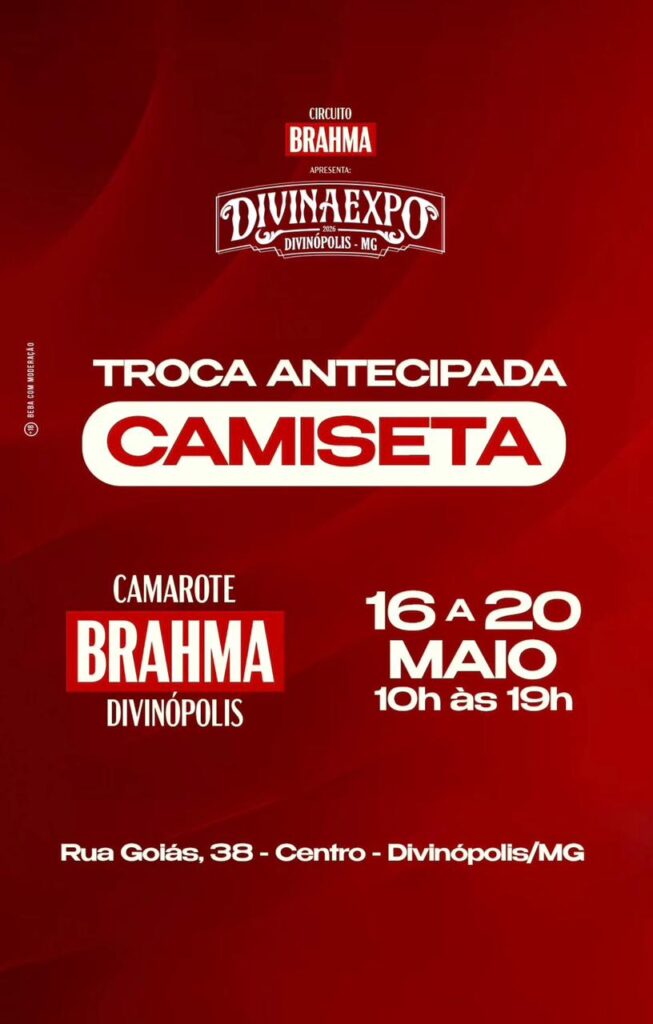 Último dia para retirada da camiseta do Camarote Brahma movimenta Divinópolis WhatsApp Image 2026-05-19 at 20.03.43