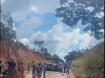 Acidente grave mobiliza resgate na BR-352, próximo a Martinho Campos acidente br