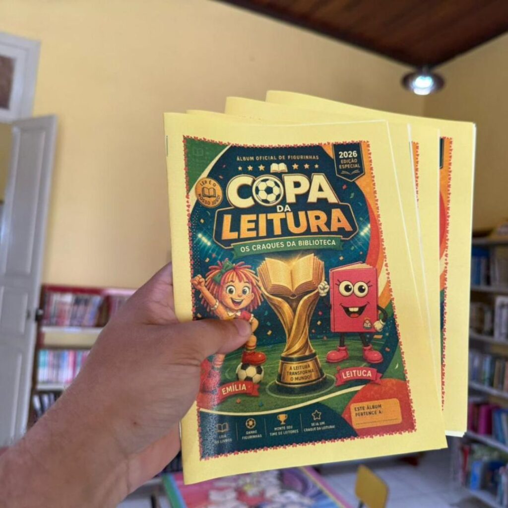 Projeto transforma leitura em álbum de figurinhas em Cajuru copa da leiturac 345