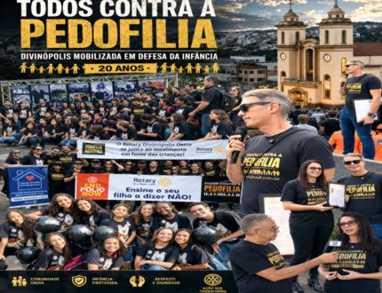 Caminhada Todos Contra a Pedofilia mobiliza Divinópolis e reforça proteção às crianças (vídeos)