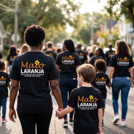 Maio Laranja: Carmo do Cajuru promove caminhada de conscientização contra violência infantil
