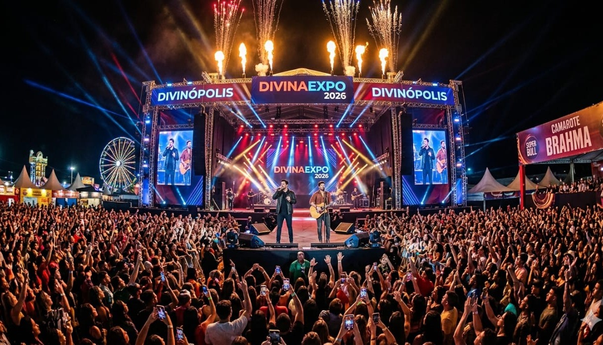 Divinaexpo 2026: Arena lotada Hugo & Guilherme e Murilo Huff sacudiram o sábado