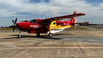 Bebê com problema cardíaco recebe transferência aérea em Minas