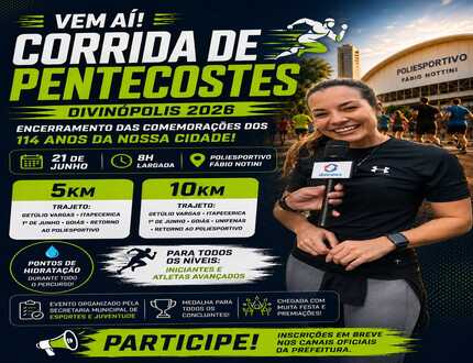 Não é só uma corrida: tradicional Corrida de Pentecostes promete movimentar Divinópolis com mais de 1.500 atletas