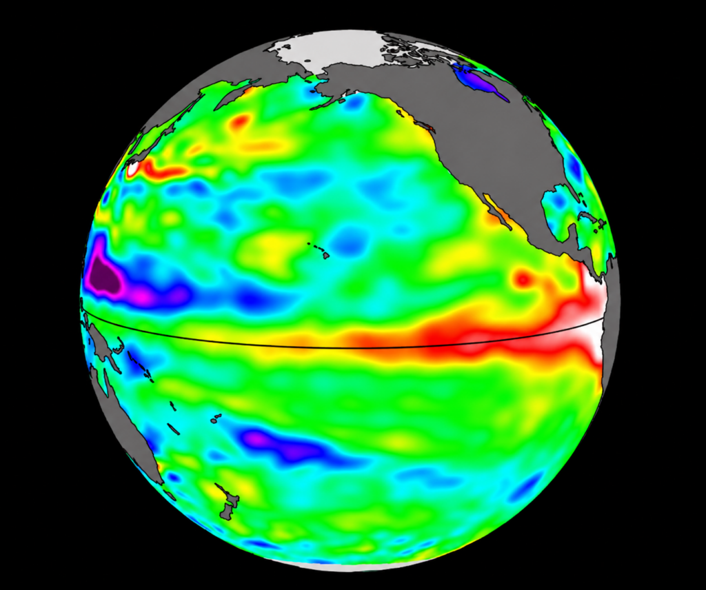 El Niño é confirmado e pode se tornar um dos mais fortes da história, com reflexos no clima e na economia do Brasil ChatGPT Image 11 de jun. de 2026, 17_58_53