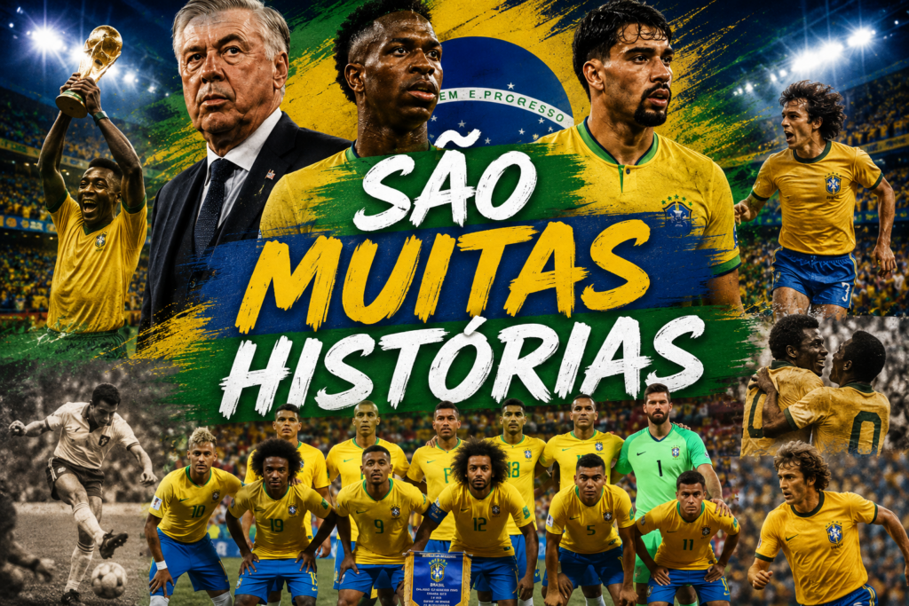 Brasil estreia contra Marrocos neste sábado, às 19h, em busca do primeiro passo na Copa ChatGPT Image 12 de jun. de 2026, 13_20_19