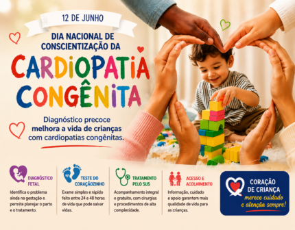 Conscientização: diagnóstico precoce melhora a vida de crianças com cardiopatias congênitas