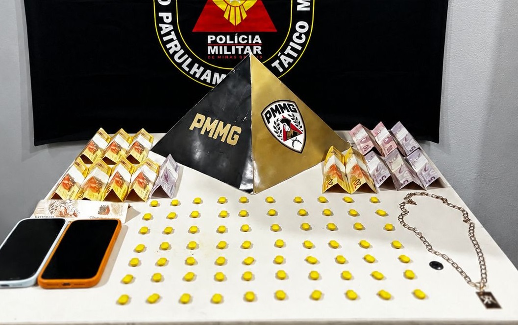 Operação da PM termina com apreensão de ecstasy e prisões em Formiga