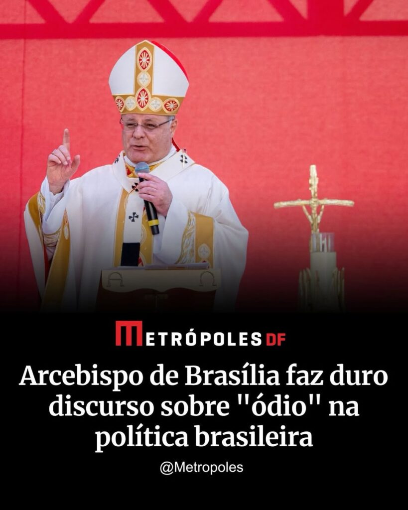 “Não podemos odiar quem pensa diferente”, diz cardeal em celebração de Corpus Christi Durante a Santa Missa em celebração do Corpus Christi, na tarde desta quinta-feira (4-6), o arce