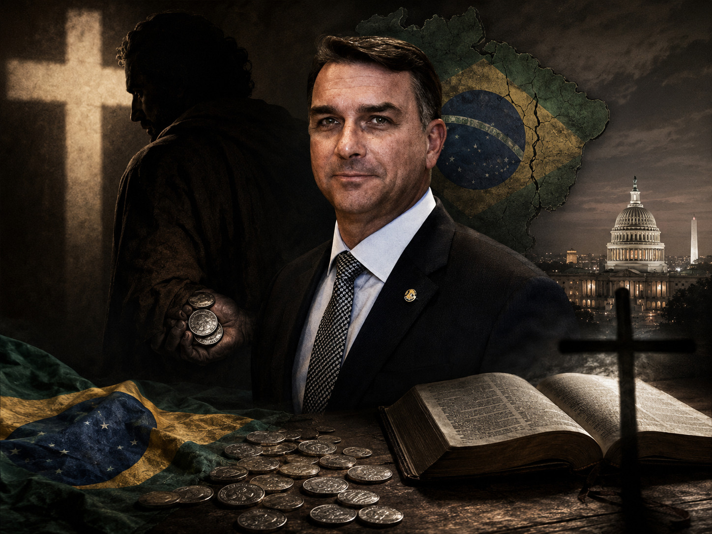 Bolsonaros repetem Judas Iscariotes ao invocar o nome de Deus em vão e buscar força estrangeira para intervir no Brasil