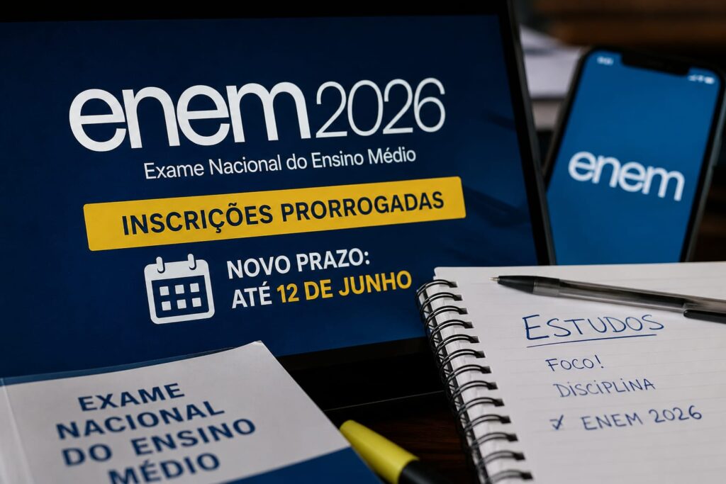 Perdeu a inscrição? MEC amplia prazo do Enem 2026 IMG-20260606-WA0021