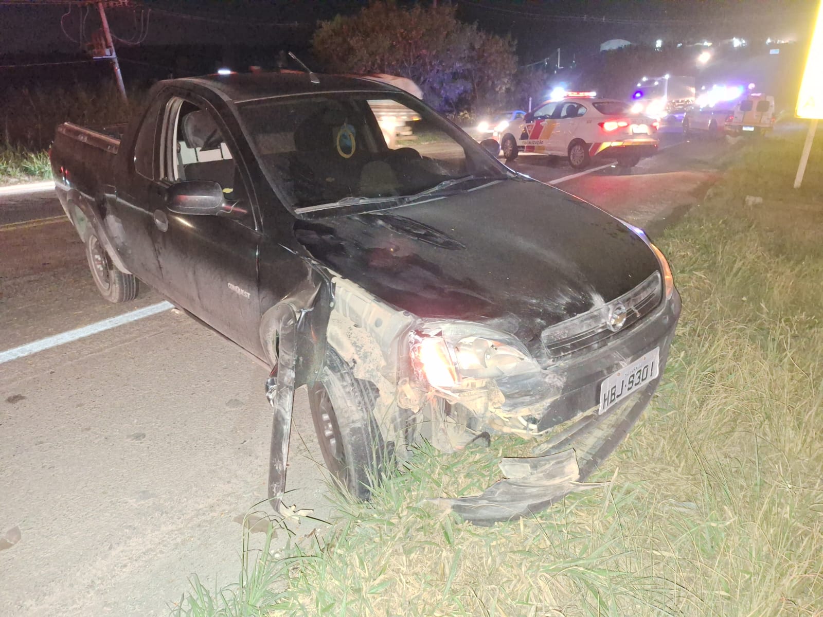 Motociclista sem CNH fica ferido em acidente na MG-050 em Formiga