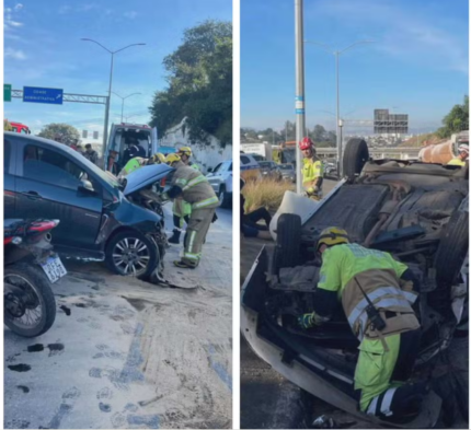 Acidente na MG-10: carro invade via em alta velocidade e deixa quatro feridos em BH