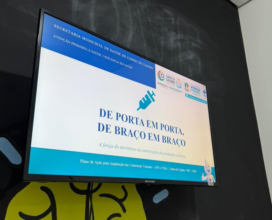 Projeto em Carmo do Cajuru acelera vacinação porta a porta