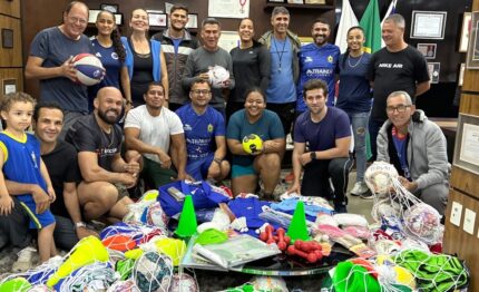 Prefeitura entrega materiais esportivos para Projeto em Nova Serrana Olímpica