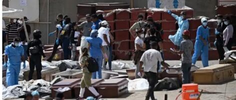 Porto vira necrotério improvisado após terremotos na Venezuela enquanto número de mortos continua aumentando