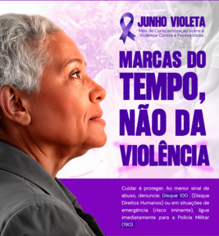 Junho Violeta: Divinópolis registra 1.397 casos de violência contra idosos, mas alerta reflete cenário nacional