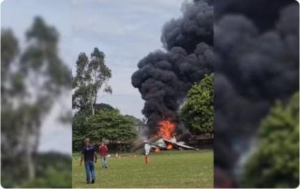 Queda de avião em Marília deixa dois mortos e um ferido em estado grave; causas do acidente serão investigadas