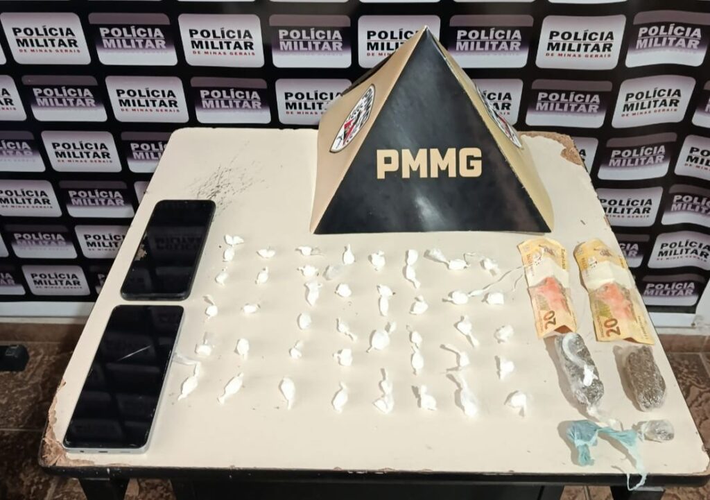 Operação da Polícia Militar resulta em grande apreensão de drogas em Pains pains drogas