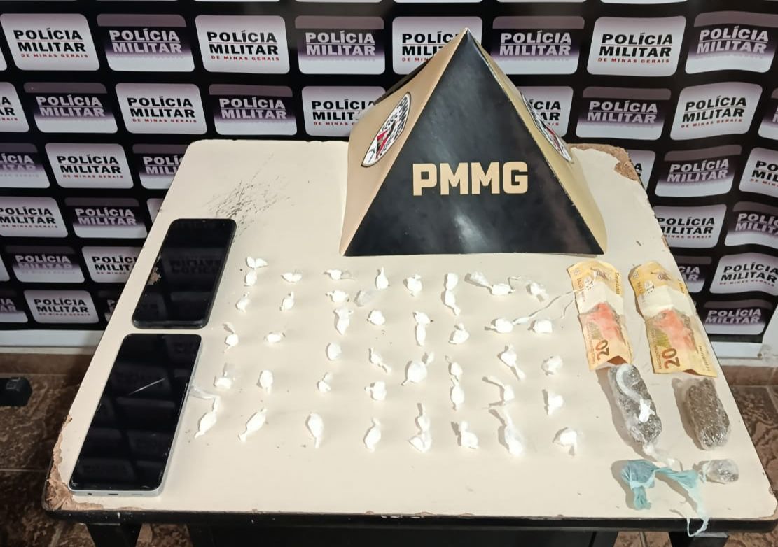 Operação da Polícia Militar resulta em grande apreensão de drogas em Pains