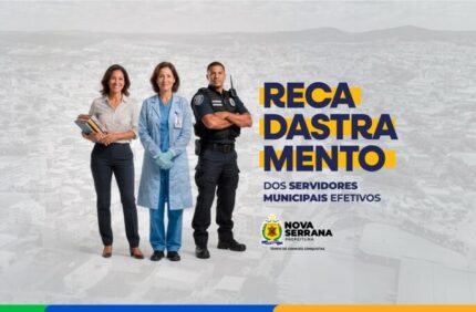Servidores efetivos de Nova Serrana têm até 31 de julho para realizar recadastramento obrigatório