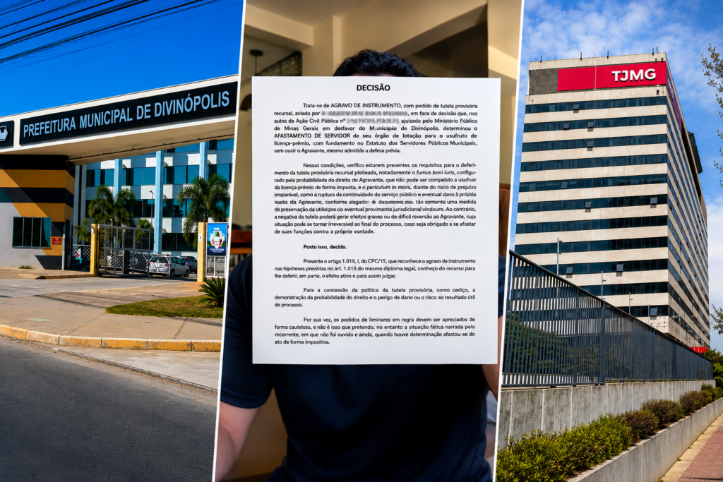 Justiça suspende liminarmente licença-prêmio compulsória concedida a servidor de Divinópolis ChatGPT Image 14 de jul. de 2026, 17_51_45