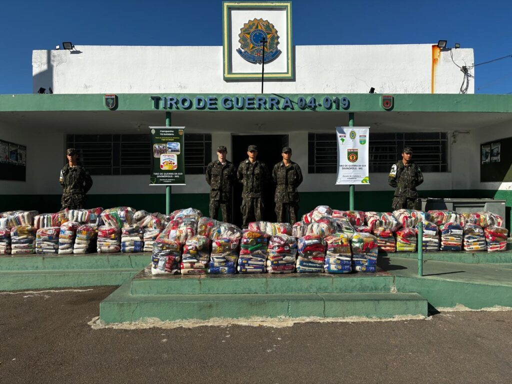 Tiro de Guerra de Divinópolis mobiliza população, arrecada 4 toneladas de alimentos e reforça missão de servir à comunidade IMG-20260711-WA0031