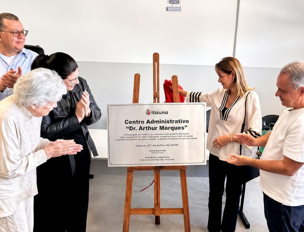 Prefeitura de Itaúna inaugura novo Centro Administrativo da Saúde e lança programa Governo em Ação ITAUNA NOVO