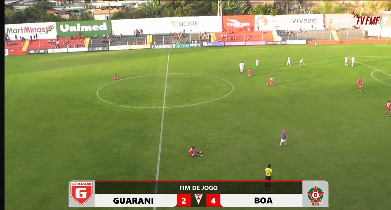 Guarani de Divinópolis sofre goleada em casa e não se classifica no Módulo II do Mineiro