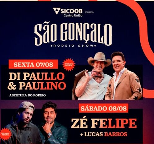 São Gonçalo do Pará Rodeio Show 2026 terá grandes shows gratuitos