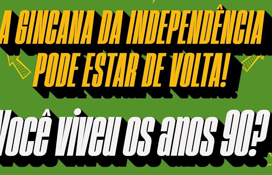 Gincana da Independência pode retornar e mobilizar Carmo do Cajuru