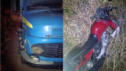 Colisão entre moto e caminhão deixa vítima fatal em São Gonçalo do Pará