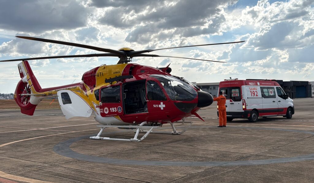 Helicóptero Arcanjo 14 é mobilizado para transferir menina em estado grave de Divinópolis para Alfenas WhatsApp Image 2026-08-25 at 16.57.14