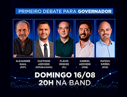 Debate da Band pode alterar agenda de Cleitinho; entorno do senador avalia adiar lançamento da candidatura em Medina