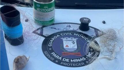 Guarda Civil Municipal apreende linha chilena após denúncia de moradores em Pará de Minas