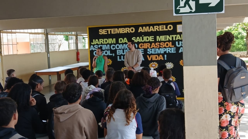 Setembro Amarelo: Estudantes de Divinópolis participam de ações sobre saúde mental e valorização da vida 0d7511a273e9dea1489d4b10995ca165