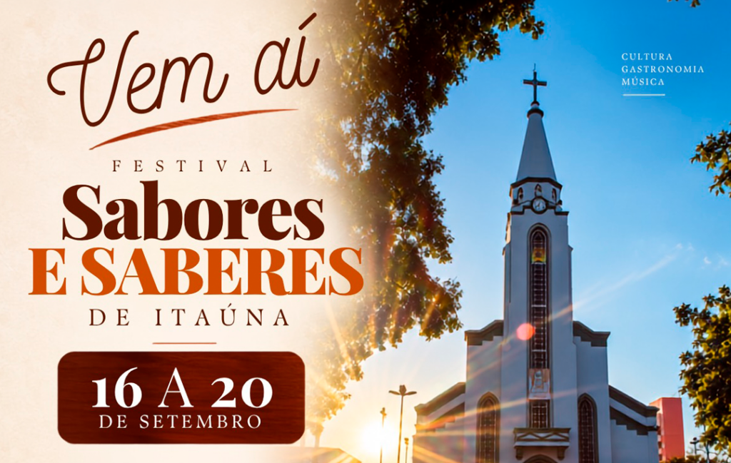 Itaúna completa 125 anos com festival que reúne mais de 40 sabores e 15 atrações 1080 x 1350 px