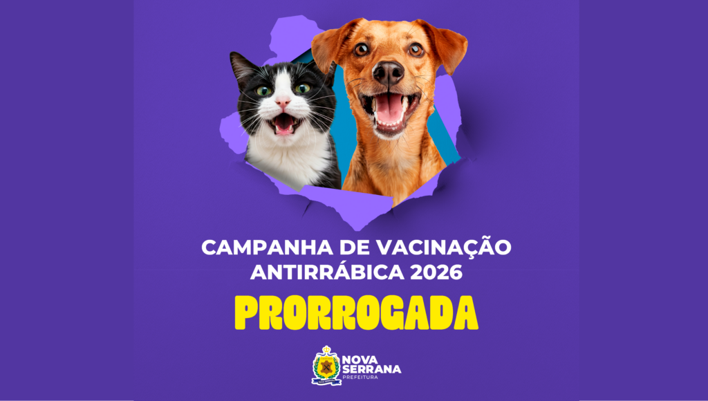 Vacinação antirrábica é prorrogada em Nova Serrana: veja a nova data limite CAMPANHA-VACINAÇÃO-PRORROGADA