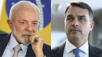 Quaest mostra Lula com 37% e Flávio Bolsonaro com 33% no 1º turno Flavio-e-Lula-1
