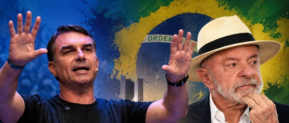 Quaest coloca Flávio Bolsonaro à frente de Lula no 2º turno, mas aponta empate técnico