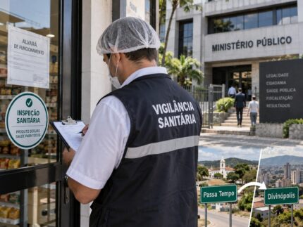 MP cobra regularização da Vigilância Sanitária em Passa Tempo e caso acende alerta também para Divinópolis