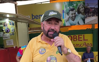 ELEICOES – AGENDA: Fabiano candidato a deputado federal faz caminhada em Lamounier distrito de Itapecerica