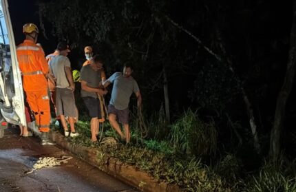 Capotamento mobiliza socorro na MG-050 após carro sair da pista em Itaúna deixa duas crianças feridas itauna acidente