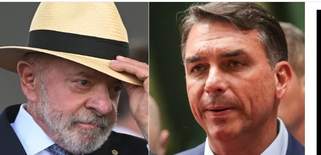 Lula com 42% abre cinco pontos sobre Flávio Bolsonaro (37%) na pesquisa Nexus/BTG desta segunda-feira (28) lula1