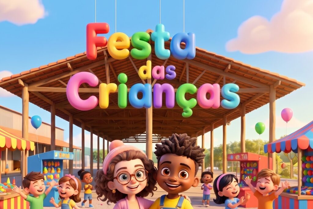 Festa das Crianças recebe multidão de pequenos em evento no Parque de Exposições em Carmo do Cajuru sábado (26) novo dois