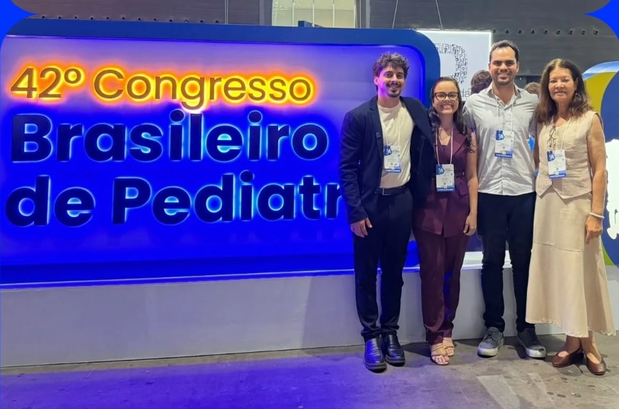 São João de Deus ganha destaque nacional com 11 trabalhos científicos no Congresso Brasileiro de Pediatria