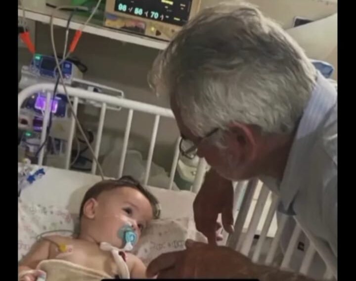 Arthur, de 9 meses, que sobreviveu a acidente em Perdigão, apresenta melhora, diz família