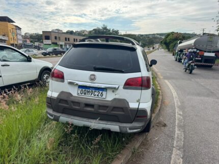 Motociclista fica ferido após colisão com carro na MG-431 em Itaúna
