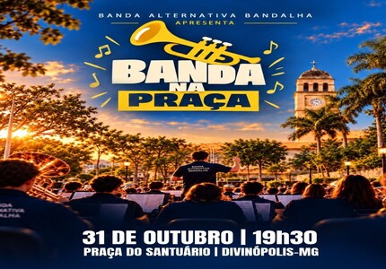 Divinópolis recebe primeira edição do Banda na Praça neste sábado (31)